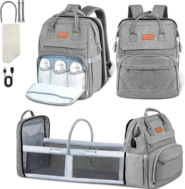 Fandiar Diaper Bag Backpack with Changing Station Baby Diaper Bags for Boys Girl