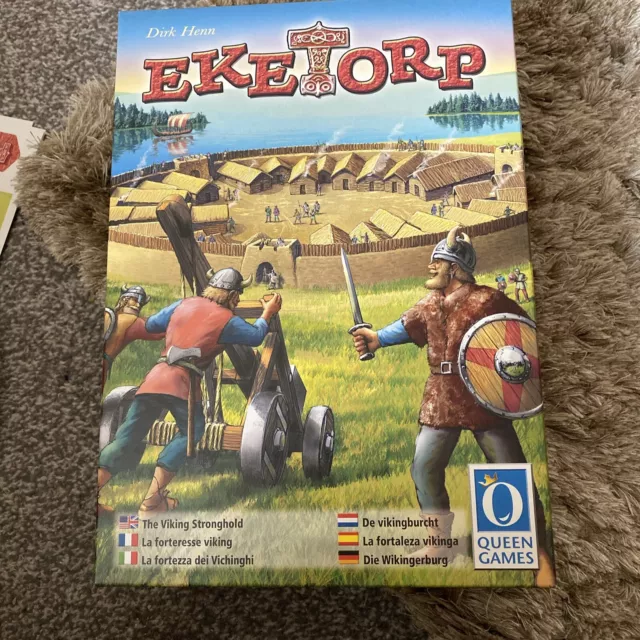 Dirk Henn EKETORP Viking Board Game by Queen Games - Pre Owned VGC