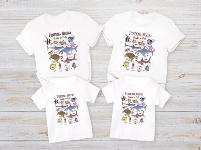 Disney Pixar Finding Nemo Squad Fish Guide Magic Kingdom Holiday Unisex T-shirt