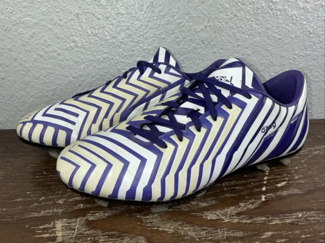 Adidas Predator Absolado Instinct FG Purple White Soccer Cleat Women’s Size 7.5