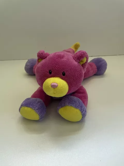 BABY GUND PLUSH TUTTI FRUTTI CAT Kitty 58237 PINK Purple Yellow Lovey Toy  T52 $29.99 - PicClick