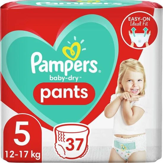 LOT DE 3 - PAMPERS - Baby-Dry Pants Taille 5 (11-16kg) Couches Bébé - paquet de