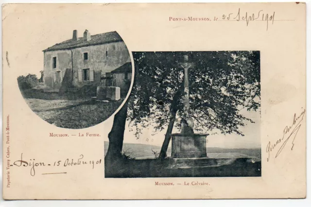MOUSSON environs de PONT A MOUSSON - Meurthe et Moselle - CPA 54 - la ferme