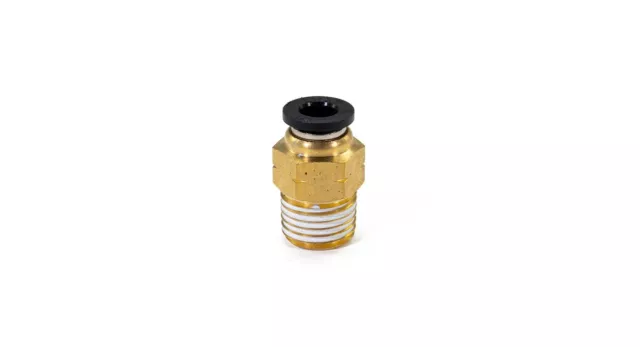 1/4" Male NPT to 1/4" Push to Connect Brass Fitting - Accepts 1/4" Air Line