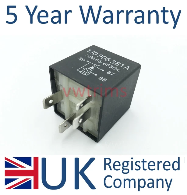 ECU FUEL PUMP Relay Number 109 VW Audi Seat Skoda 1J0906381A Grey