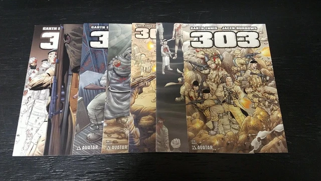 2004 Avatar Press Complete Set #1-6 Plus Preview Garth Ennis 303 Army High Grade