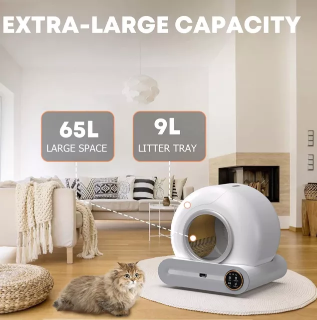 Smart Self Cleaning Cat Litter Box Automatic Cleaning Cat Toilet