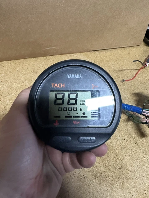 Yamaha OEM Digital MultifunctionGauge Tachometer LCD Just Replaced