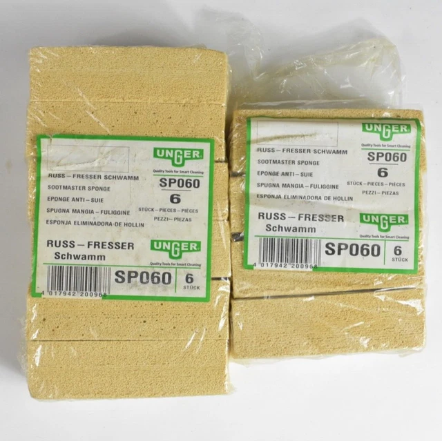 Unger Sp060 Smoke And Soot Sponge 3"x6" lot of 10