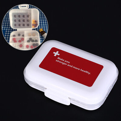 1 pieza contenedor de maquillaje portátil caja de píldoras de plástico caja de almacenamiento caja de píldoras -CJ