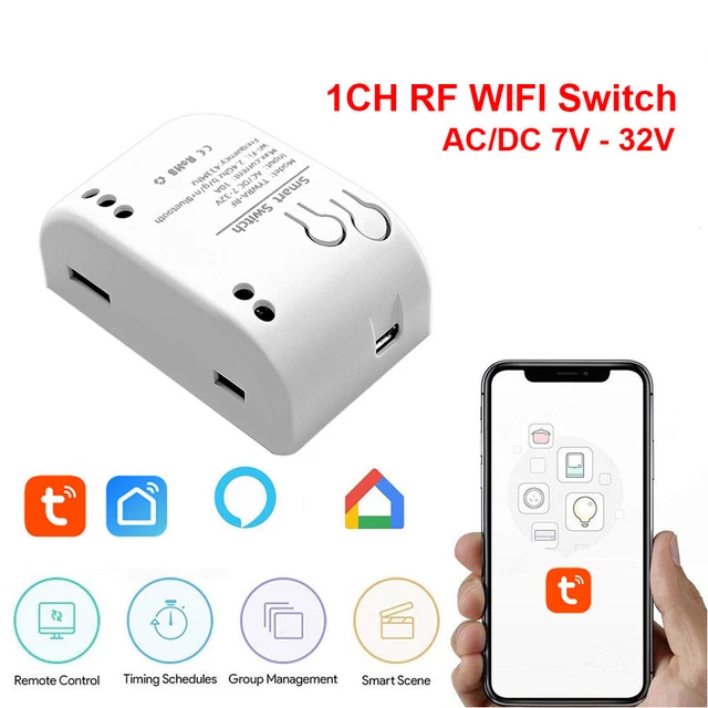 TUYA WIFI SWITCH One Way Smart Relay Module for Alexa Google Home (AC85 ...