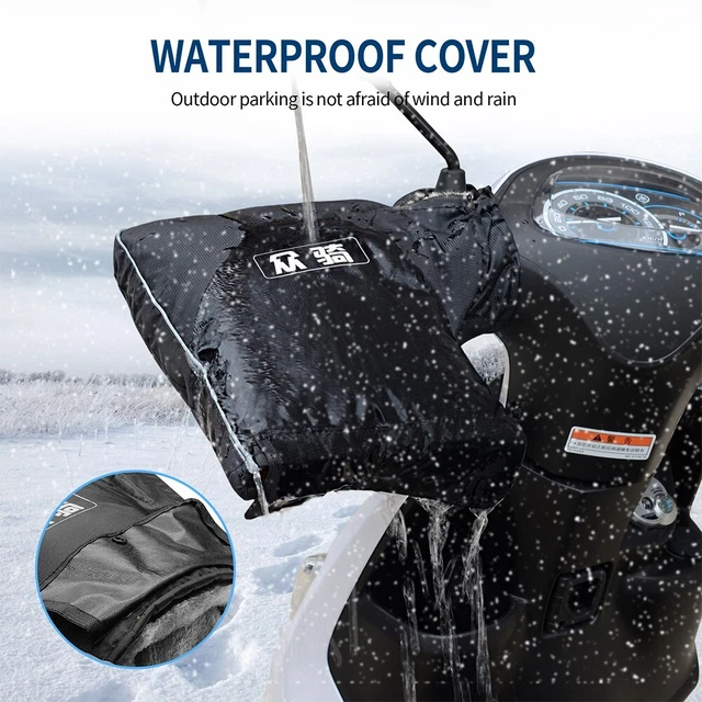 Manicotto manubrio moto per equitazione invernale design ingrandito Stre riflettente