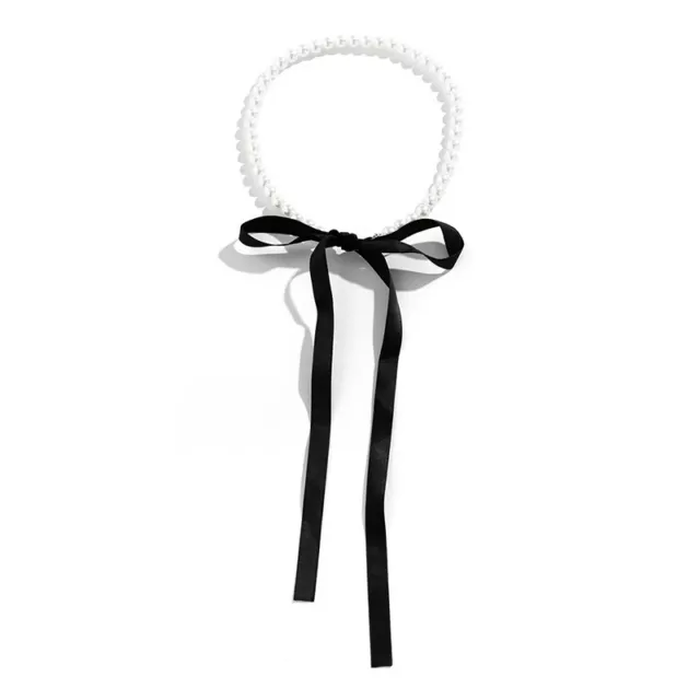 Elegant Black Velvet Ribbon Bowknot Choker Necklace For Women Wed Goth Neckla Th
