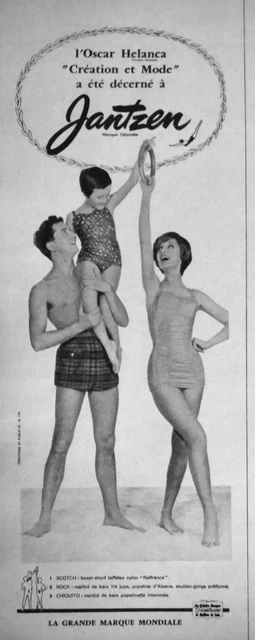 Publicité Jantzen Oscar Helanca Création Et Mode Maillots De Bain