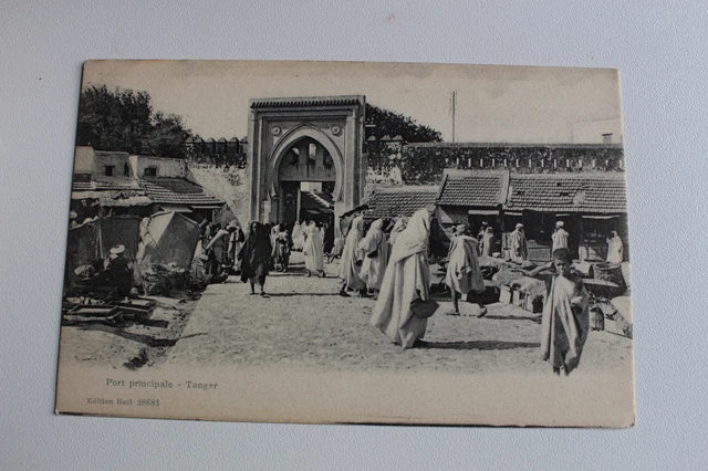 Ancienne Carte Postale Tanger – Porte De La Casbah (Maroc)