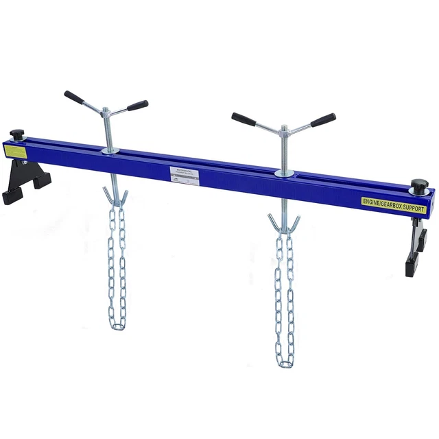 Traverse support cric de moteur boite pont sur garde boue mécanique 500Kg Blue