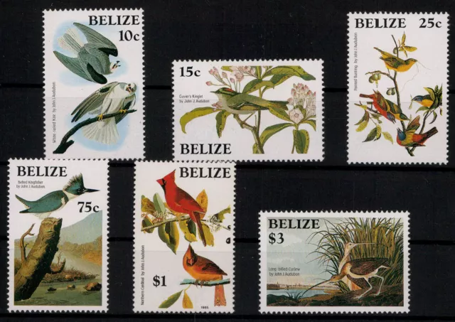 Belize; 200. Geburtstag Audubon 1985 kpl. **