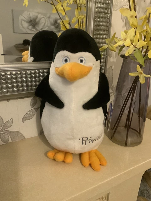 Private Penguin Madagascar Retired 12” Plush Soft Toy NEW With Tag