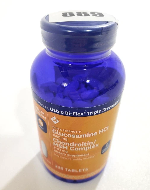 MEMBER'S MARK TRIPLE Strength Glucosamine Chondroitin MSM (220 Count