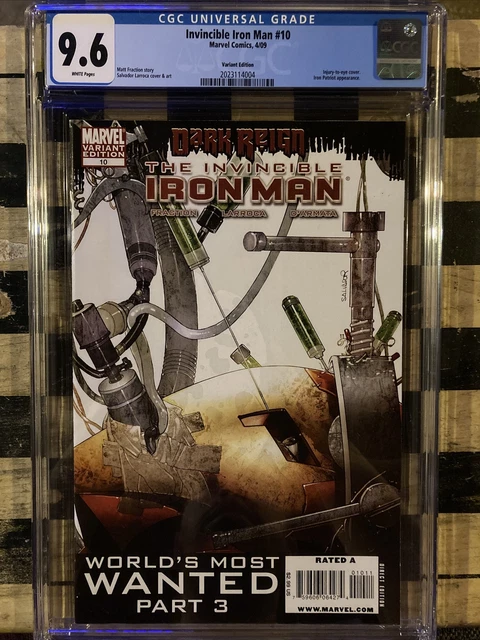 Invincible Iron Man #10 Cgc 9.6 Salvador Larroca Variant Edition
