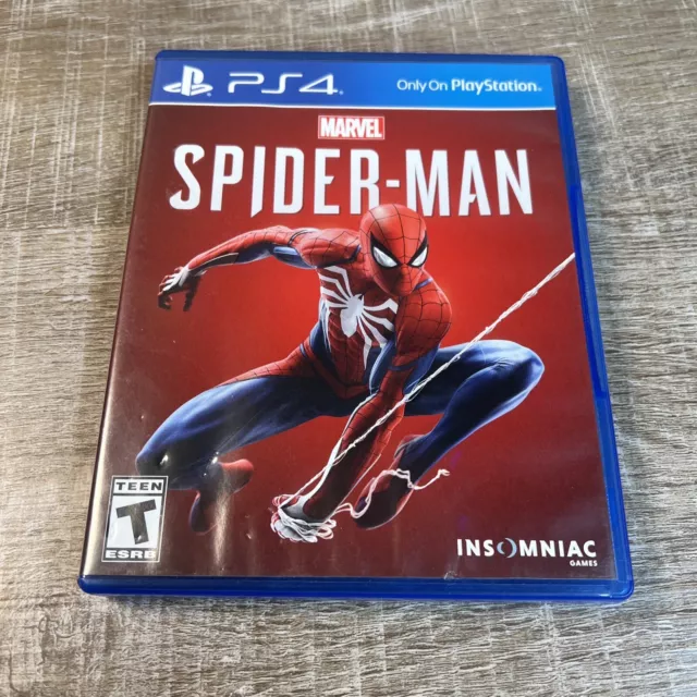 Marvel Spider-Man (PlayStation 4, PS4) Case & Disc Marvel Spider-Man (PlayStation 4, PS4) Case & Disc
