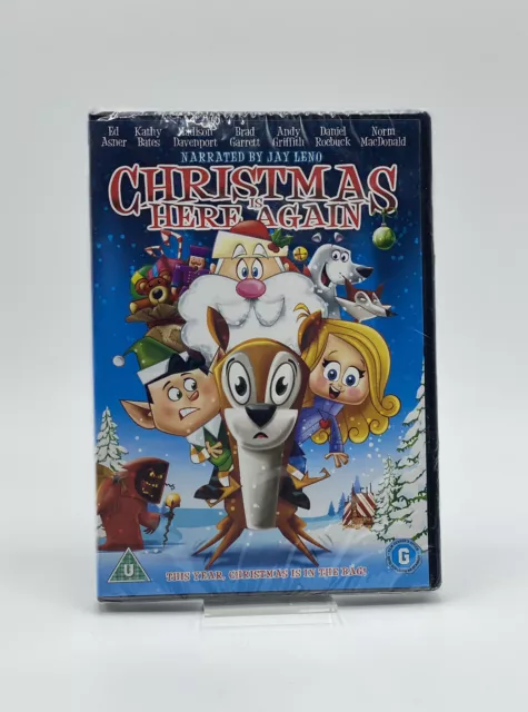 Christmas Is Here Again Dvd-Narrated By Jay Leno-New And Sealed