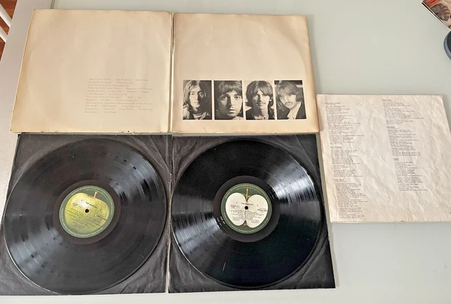 The Beatles White Album UK英盤 2LP Mono 音飛 The Beatles White Album UK英盤 2LP Mono 音飛 THE BEATLES