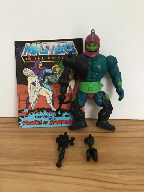 1983 He-man Masters Of The Universe Trap Jaw Action Figure Complete Comic