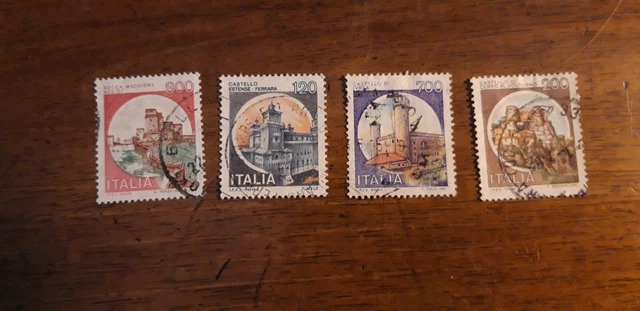 Timbres Italie stamps Italy 1980/1984/1985/1986/1988/1990/1991/1993/1999/2000 19
