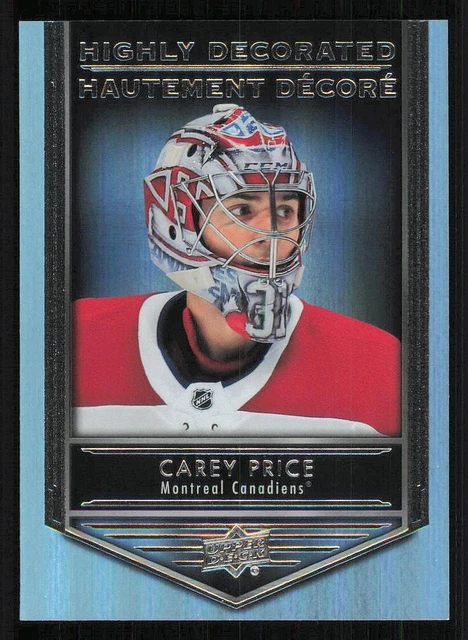 2019-20 Upper Deck Tim Hortons Highly Decorated #HD3 Carey Price