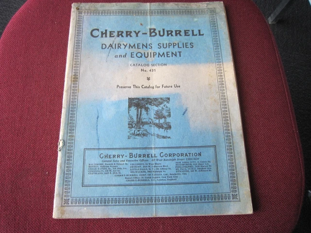 1931 Cherry Burrell Farm Supplies catalog