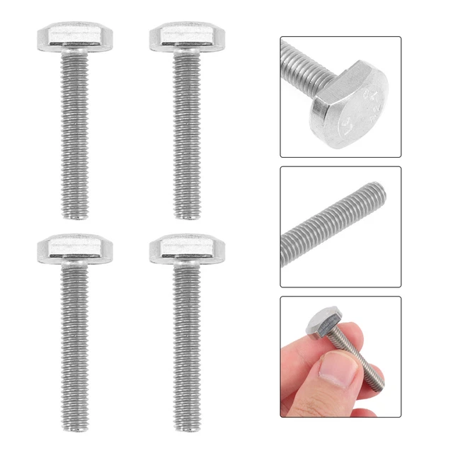 6 pz viti a T a forma di T con filettatura completa incorporata