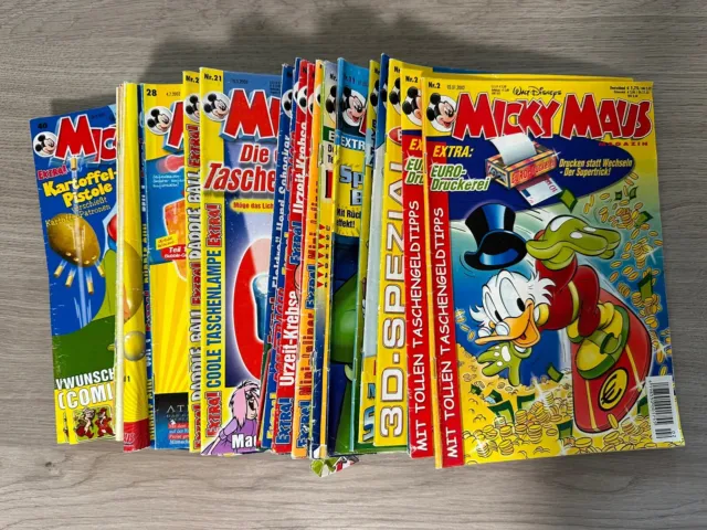 Walt Disneys Micky Maus, Sammlung, Konvolut, 2002, 40 Hefte