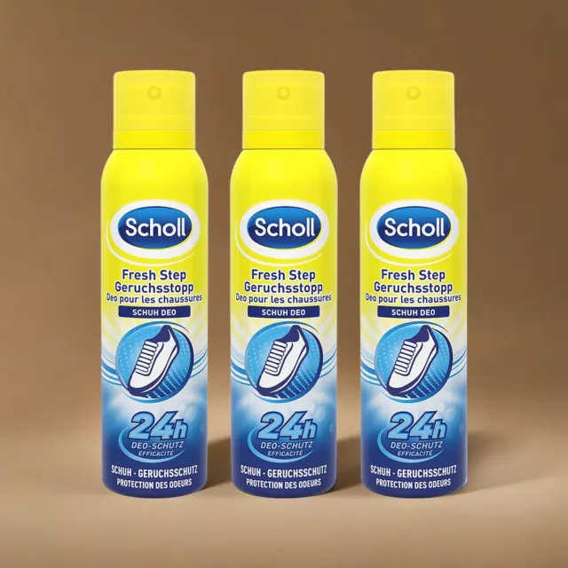 Scholl Fresh Step Extra Frisch Fußspray Fuss Deo ★ 3 x 150ml