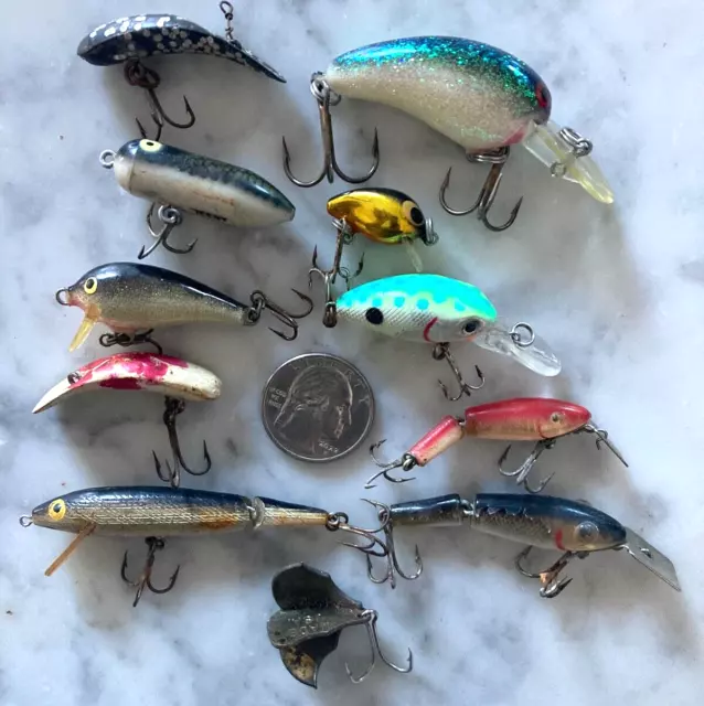 LOT OF 6 Rebel Jointed Minnows Fishing Lures Lot 4-23 $34.00 - PicClick