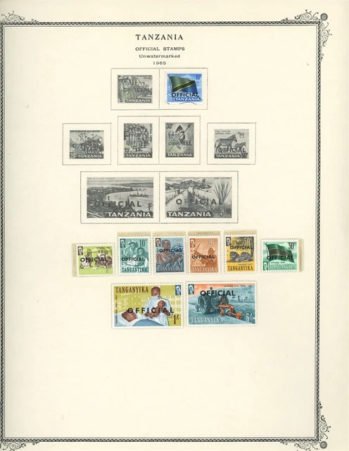 TANZANIA Album Page Lot #145 - SEE SCAN - $$$