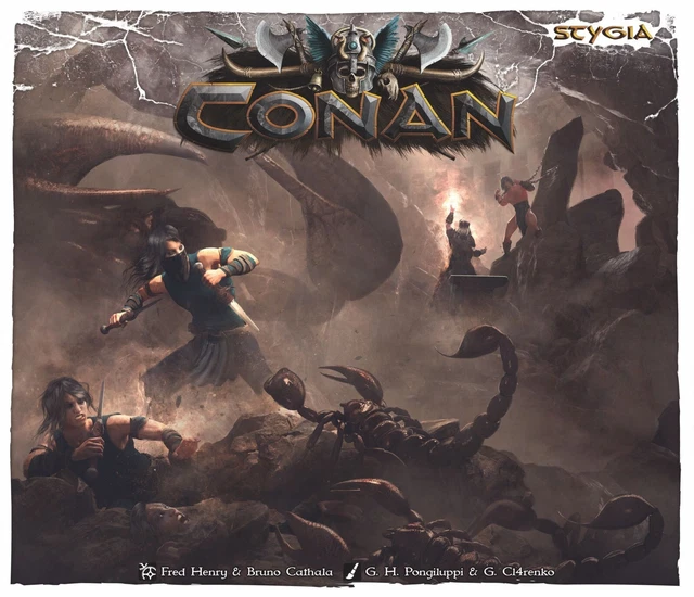 Extension "Sabertooth Tiger" Pour Conan De Monolith - Figurine Exclusive Kickstarter - Jeu De Plateau 14+