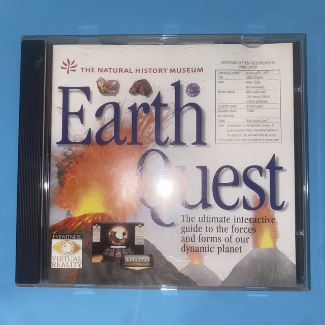 Earth Quest - The Natural History Museum -  PC CD Rom