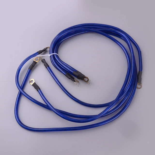 VEHICLE GROUNDING CABLE Kit 5Point Car Earth Cable System Ground Wire