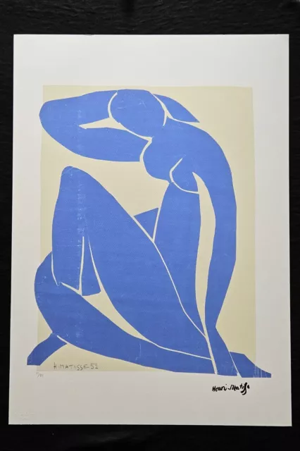 Henri Matisse (1869-1954)  Edizione numerata, solo 75 esemplari.