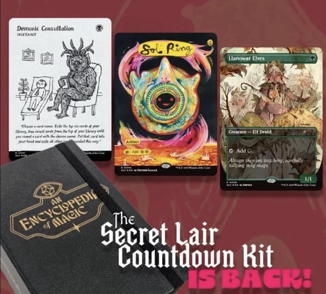 Magic Catalogs NEW SEALED MTG Secret Lair Countdown Kit: An