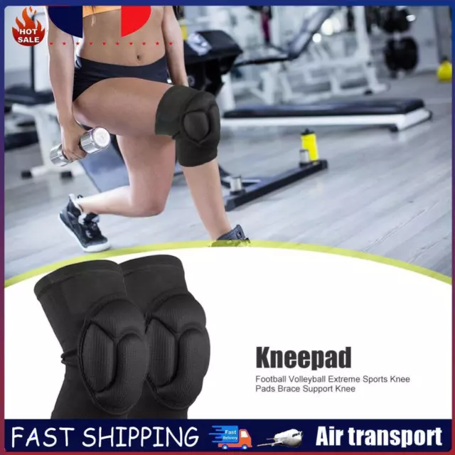 2x Thickened Volleyball Extreme Sports Knee Pads Brace Support Protector Kneepad