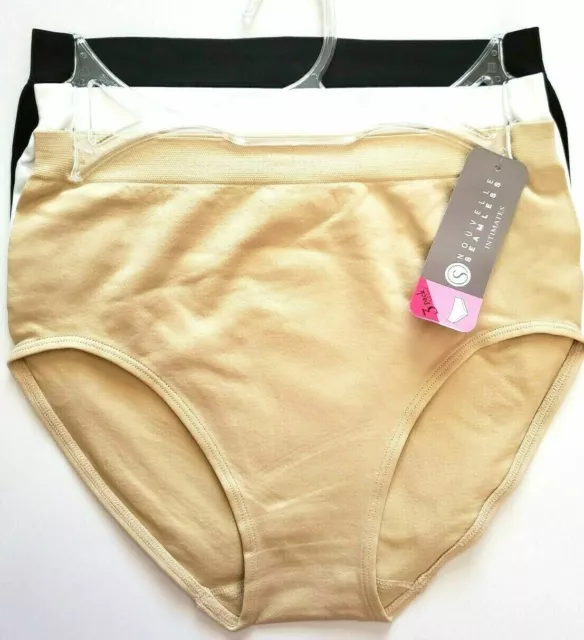 NOUVELLE SEAMLESS INTIMATES Full Brief 3 Pack New SMALL NWT $18.97 -  PicClick