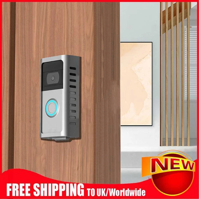 Soporte montado en pared de acero inoxidable ángulo ajustable para anillo video timbre