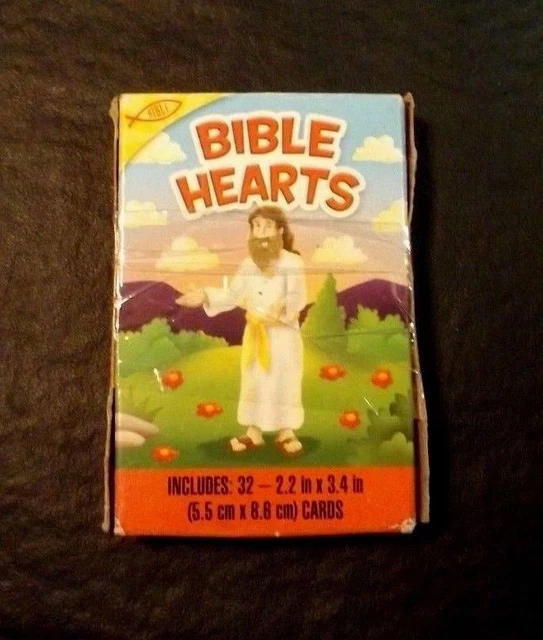 BIBLE HEARTS PLAYING Card Deck Bible Figures Complete With Box
