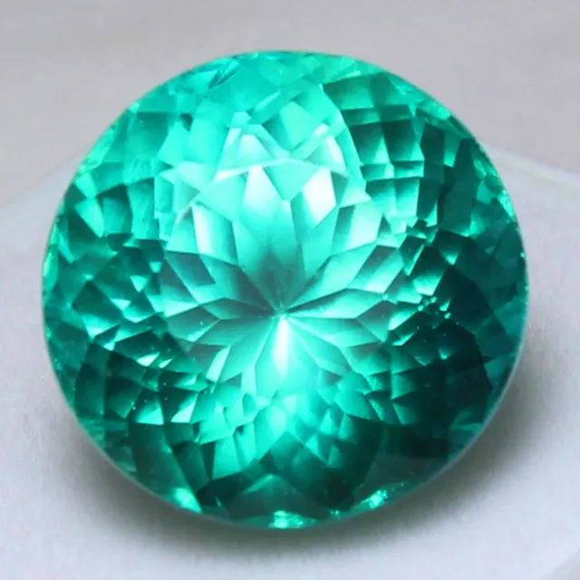 Certified 17.50 Ct Natural Neon Blue Cu-Bearing Paraiba Tourmaline Unheated Gems