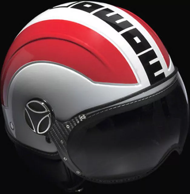 Casque MOMO Avio Couleur Blanc-Rouge TAILLE XS