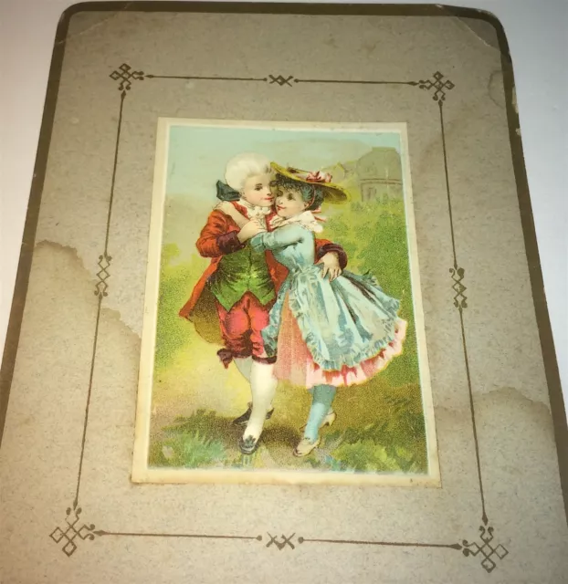 Rare Large Antique Victorian American Clothing Advertising Hyde Park Trade Card!