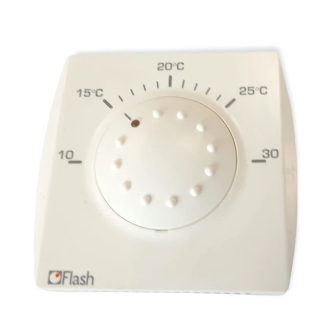 THERMOSTAT D'AMBIANCE ELECTRONIQUE Flash Avec Roue Thermostat 230V 10Se