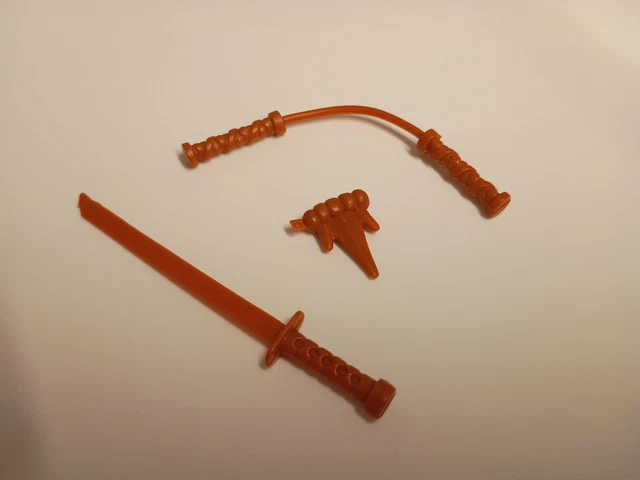 NINJA TURTLES WAFFEN Katana Nunchaku Faustdolch Leonardo Michelangelo ...